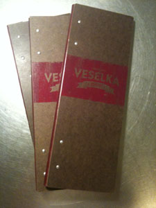 Menu Cover Project