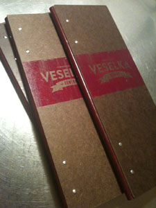 Menu Cover Project