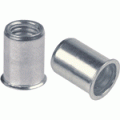 1/4-20, .020-.080 Grip Rivet Nuts, Aluminum - Coarse, 50/PKG