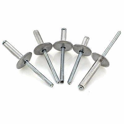 Details about   100pcs M3 Diameter Stainless Steel Open End Domed Head Blind Pop Rivets 