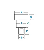 Flat Head Semi-Tub Shoulder Rivet