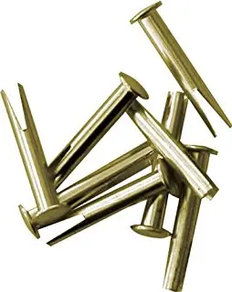 Brass outlet split rivets