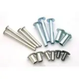 25 Semi Tubular 1/8" by 1/4" Tonka Rivets RIV-1/4 