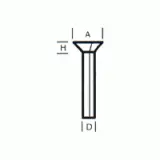 Copper Brake Band Rivets