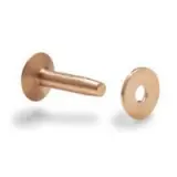 Copper Belt Rivets with Burrs