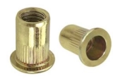 Large Flange Thin Wall Ribbed Rivet Nuts