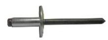 Aluminum Blind Rivet w/ Aluminum Mandrel, Large Flange Hd. 3/16x.501-.625 Grip