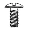 8-32 Removable Screw 1/4" Long with a Slotted Drive