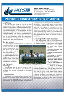 Jay-Cee Sales Rivet Article